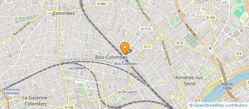 localisation de l'entreprise NAUDET GESTION PATRIMOINE à BOIS-COLOMBES