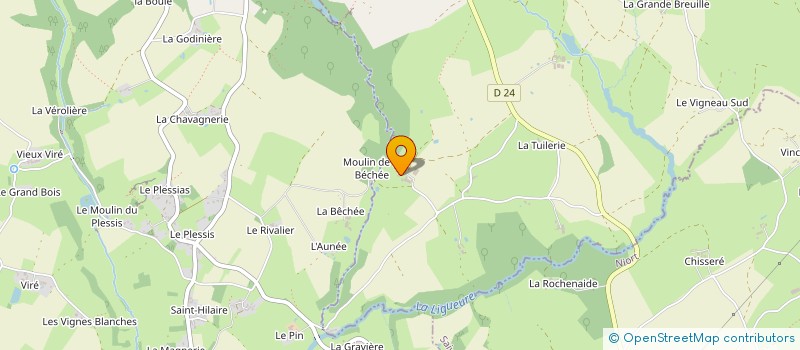 localisation de l'entreprise NAUDIN à AUGE
