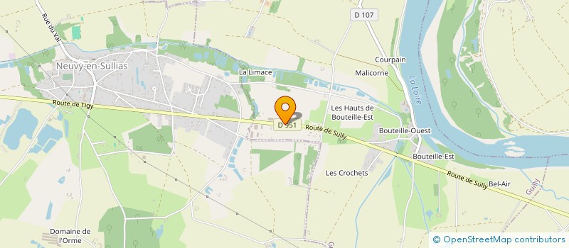 localisation de l'entreprise NAUDIN-FD  GUILLY