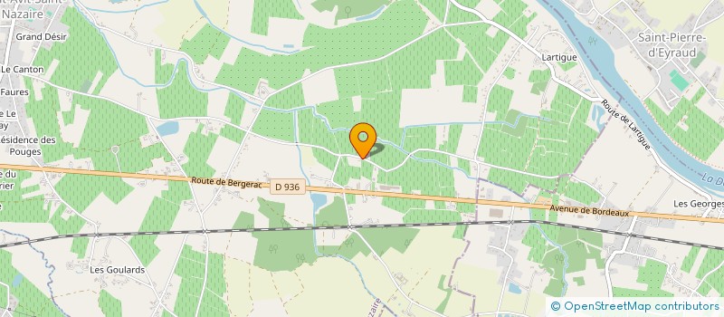 localisation de l'entreprise NAUDON & BERTIN à SAINT-AVIT-SAINT-NAZAIRE