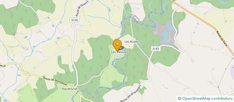 localisation de l'entreprise NAUDOUNET  SAINT-PAUL-FLAUGNAC