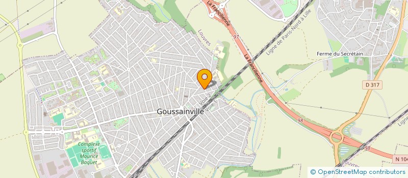 localisation de l'entreprise NAUFAL BAT  GOUSSAINVILLE