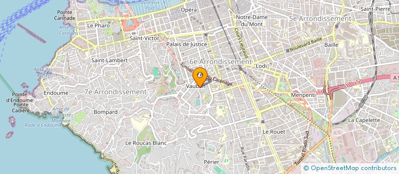 localisation de l'entreprise NAUFRAGE DU LAMORICIERE à MARSEILLE