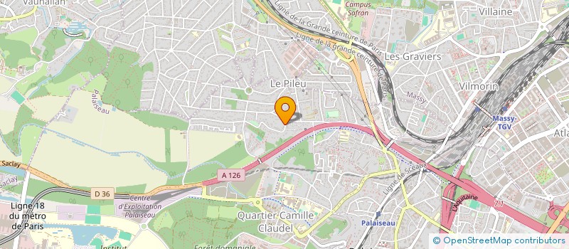 localisation de l'entreprise NAUGHT2PROD à PALAISEAU