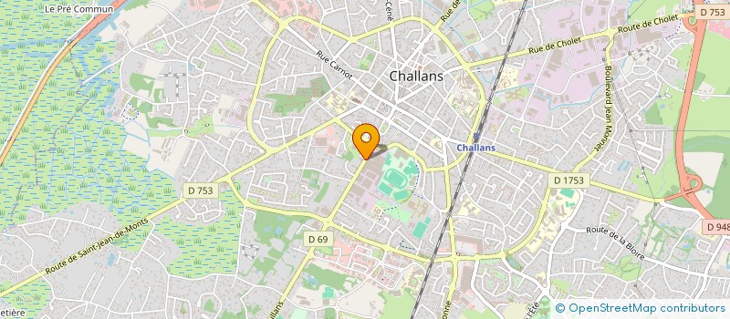 localisation de l'entreprise NAUGHTY FOX  CHALLANS