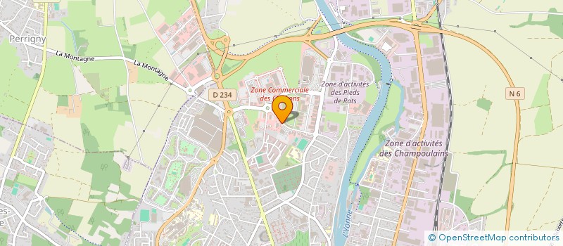 localisation de l'entreprise NAULIN FINANCES à AUXERRE