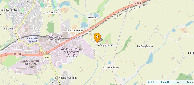 localisation de l'entreprise NAULLIMMO  LES ACHARDS