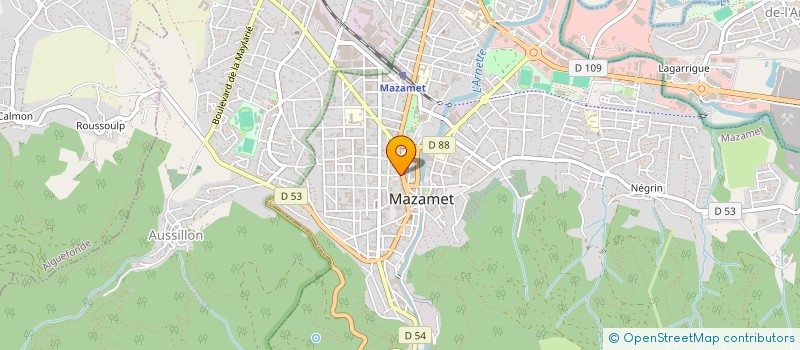 localisation de l'entreprise NAUMAIN  MAZAMET