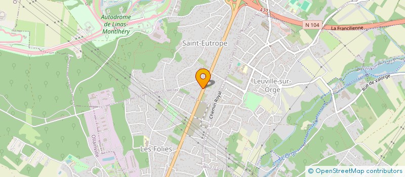 localisation de l'entreprise NAUMAIN PERE ET FILS à LINAS