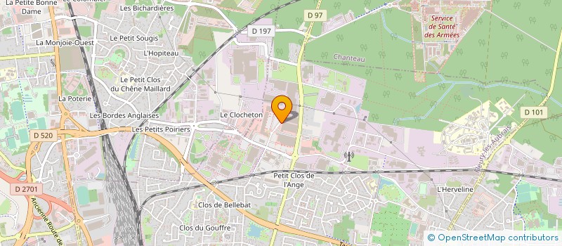 localisation de l'entreprise NAUMY 45  FLEURY-LES-AUBRAIS