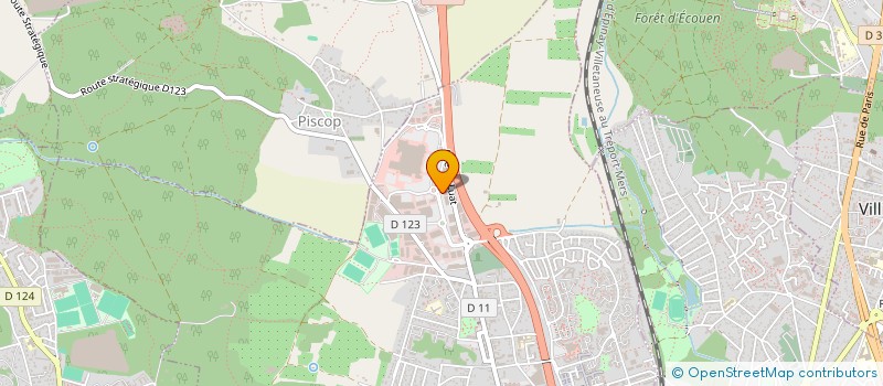 localisation de l'entreprise NAUMY 95  SAINT-BRICE-SOUS-FORET