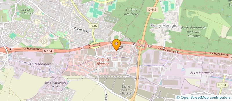 localisation de l'entreprise NAUMY FRANCE à FLEURY-MEROGIS