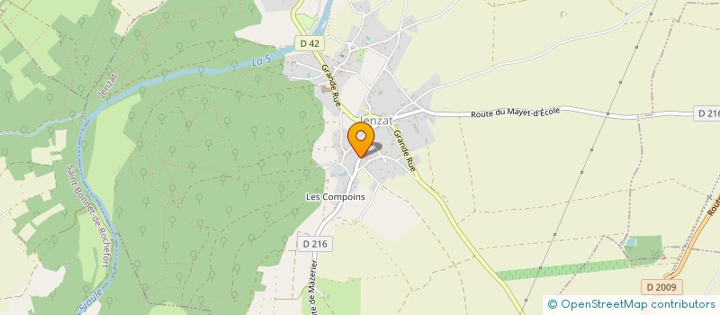 localisation de l'entreprise NAUPACTE à JENZAT