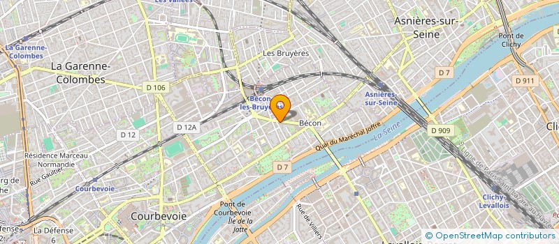 localisation de l'entreprise NAUPY à COURBEVOIE