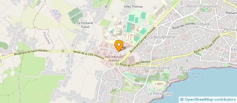 localisation de l'entreprise NAUREX INFORMATION ET TECHNOLOGIE à SAINT-NAZAIRE