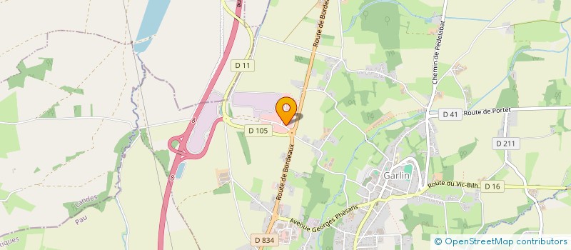 localisation de l'entreprise NAURY MATERIAUX  GARLIN