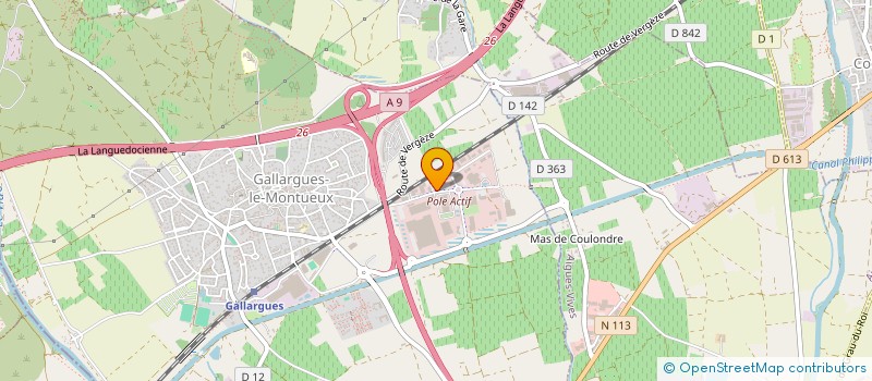 localisation de l'entreprise NAUSICAA MEDICAL à GALLARGUES-LE-MONTUEUX