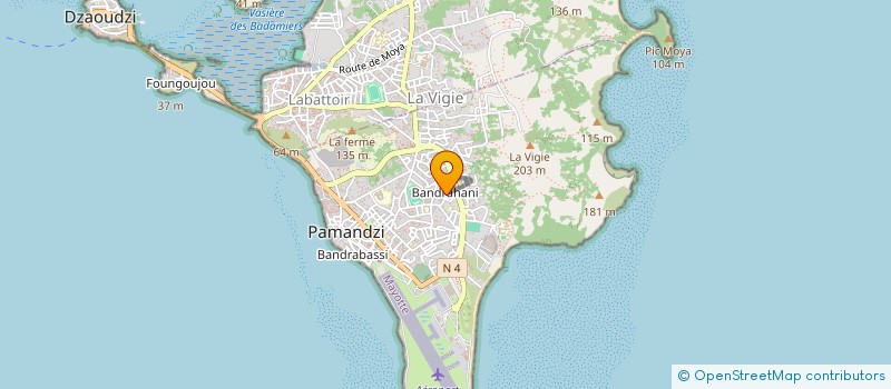 localisation de l'entreprise NAUT'ILE à PAMANDZI