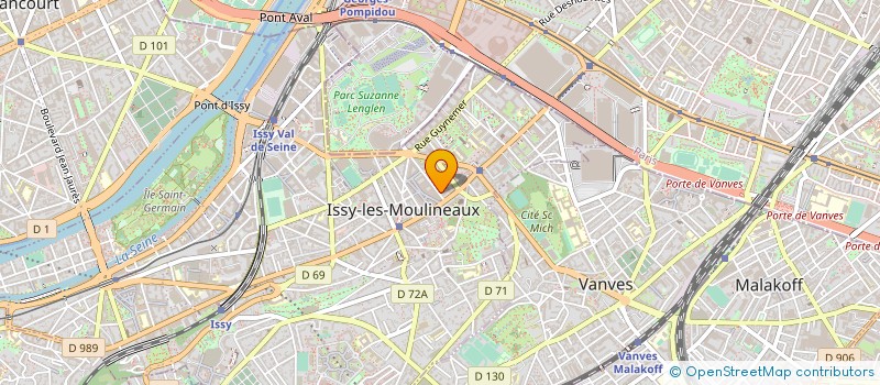 localisation de l'entreprise NAUTEIN PROD à ISSY-LES-MOULINEAUX