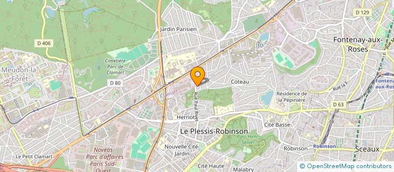 localisation de l'entreprise NAUTES à LE PLESSIS-ROBINSON