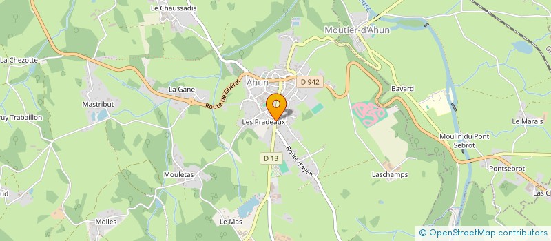 localisation de l'entreprise NAUTHE à AHUN