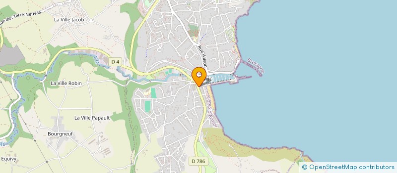localisation de l'entreprise NAUTI LOISIRS à BINIC-ETABLES-SUR-MER