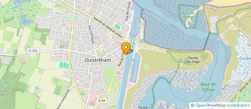localisation de l'entreprise NAUTI PLAISANCE à OUISTREHAM