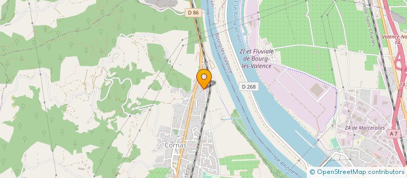 localisation de l'entreprise NAUTIBERT  CORNAS