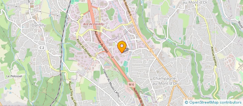 localisation de l'entreprise NAUTIC  CHAMPAGNE-AU-MONT-D'OR