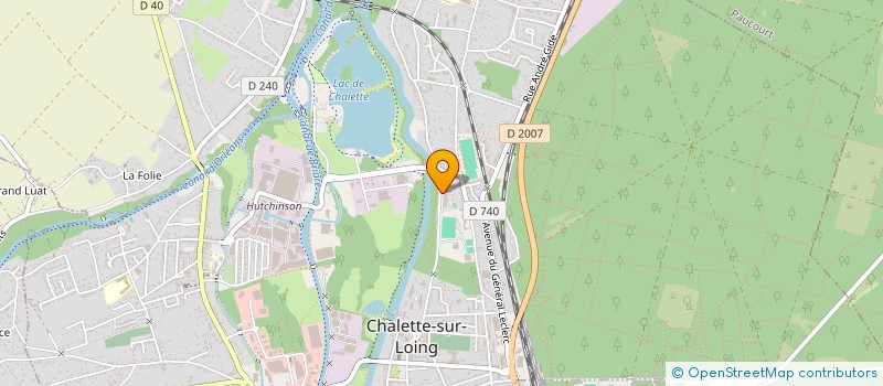 localisation de l'entreprise NAUTIC CLUB CHALETTOIS à CHALETTE-SUR-LOING