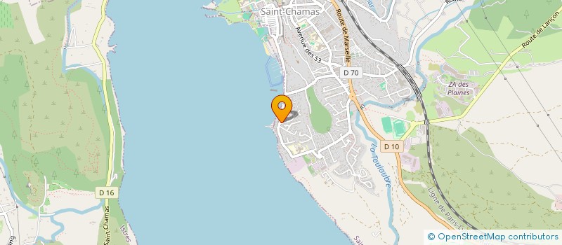 localisation de l'entreprise NAUTIC CLUB MIRAMAS  SAINT-CHAMAS