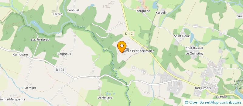 localisation de l'entreprise NAUTIC CLUB QUESTEMBERT  LA VRAIE-CROIX