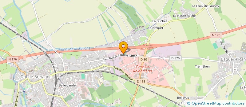 localisation de l'entreprise NAUTIC ET DRIVE  DOL-DE-BRETAGNE