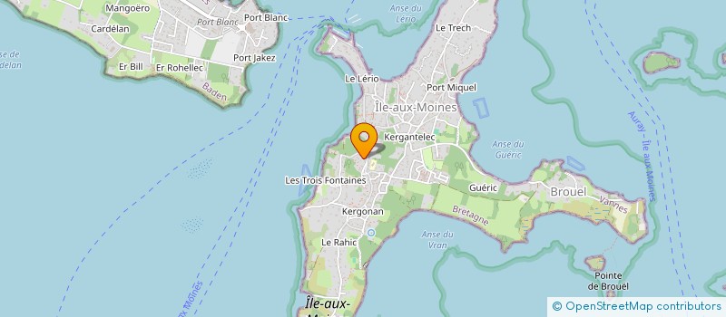 localisation de l'entreprise NAUTIC EVENTS  ILE-AUX-MOINES