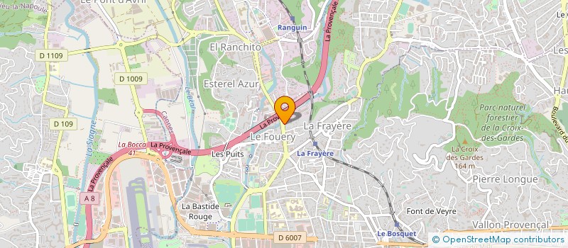 localisation de l'entreprise NAUTIC SERVICE PLAISANCE à CANNES