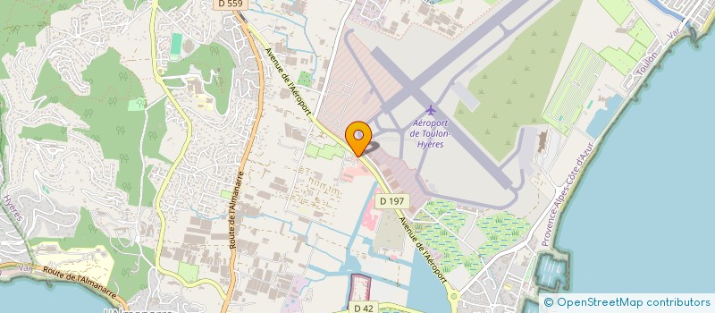 localisation de l'entreprise NAUTIC SERVICES HYEROIS  HYERES