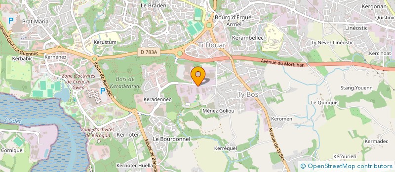 localisation de l'entreprise NAUTIC SHIP  QUIMPER