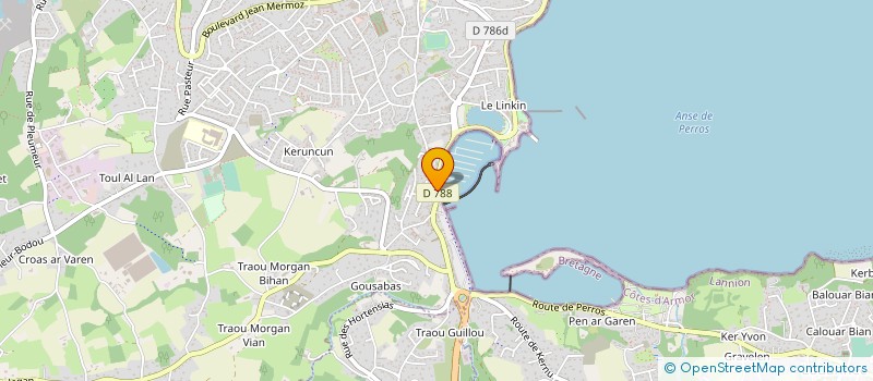 localisation de l'entreprise NAUTICA à PERROS-GUIREC
