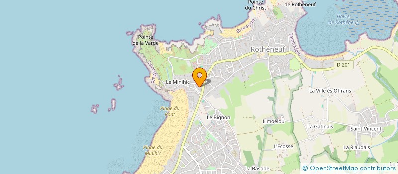 localisation de l'entreprise NAUTICA HORIZON  SAINT-MALO