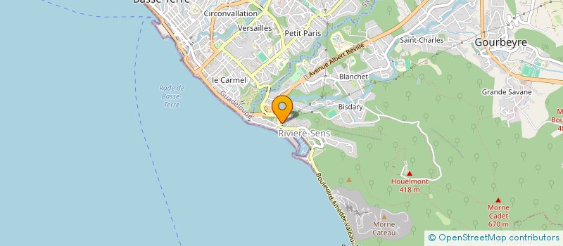 localisation de l'entreprise NAUTICA NAUTISME CARAIBEEN  GOURBEYRE