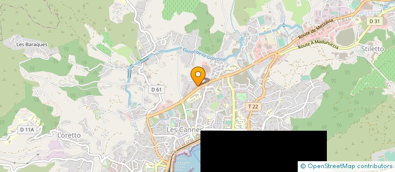 localisation de l'entreprise NAUTICA SUB SERVICES à AJACCIO