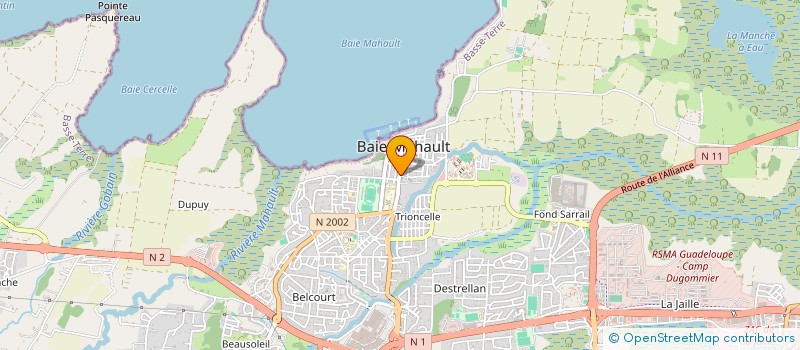 localisation de l'entreprise NAUTICALWALK  BAIE-MAHAULT