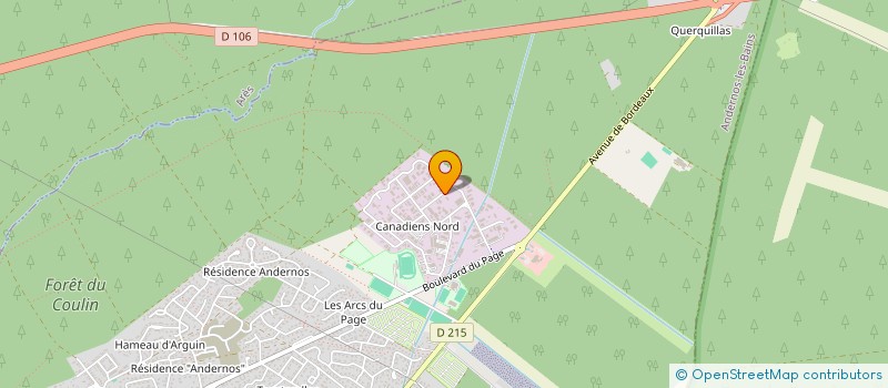 localisation de l'entreprise NAUTICENTER à ANDERNOS-LES-BAINS