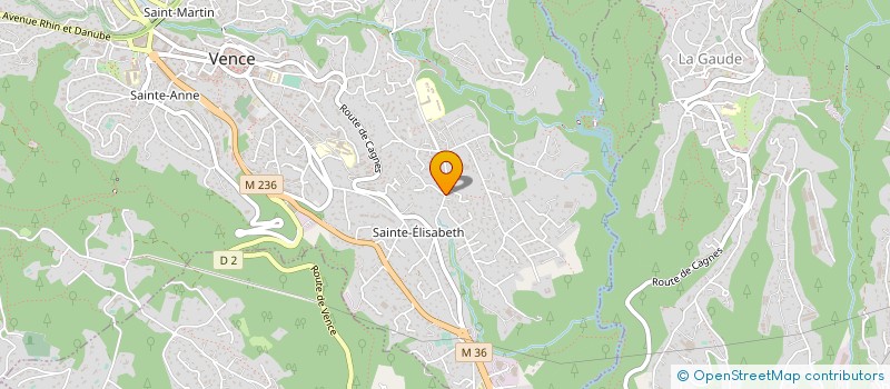 localisation de l'entreprise NAUTICONSEIL à VENCE