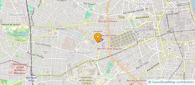 localisation de l'entreprise NAUTICUS  BORDEAUX