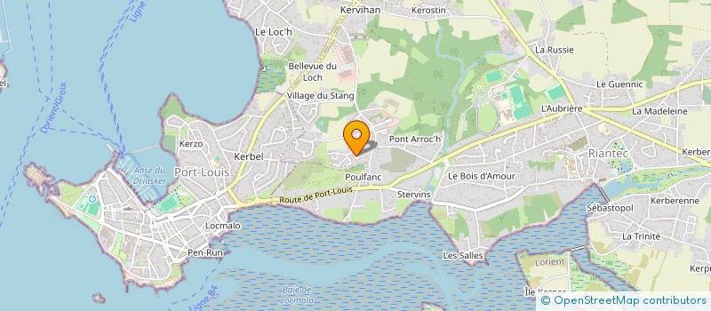 localisation de l'entreprise NAUTIL' ACCOMPAGNEMENTS  RIANTEC