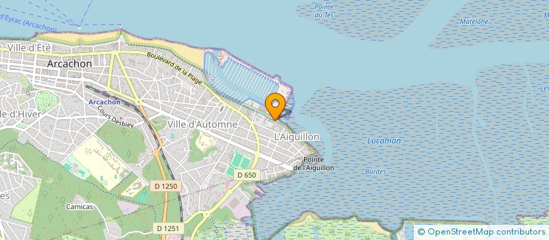 localisation de l'entreprise NAUTIL CONSULT à ARCACHON