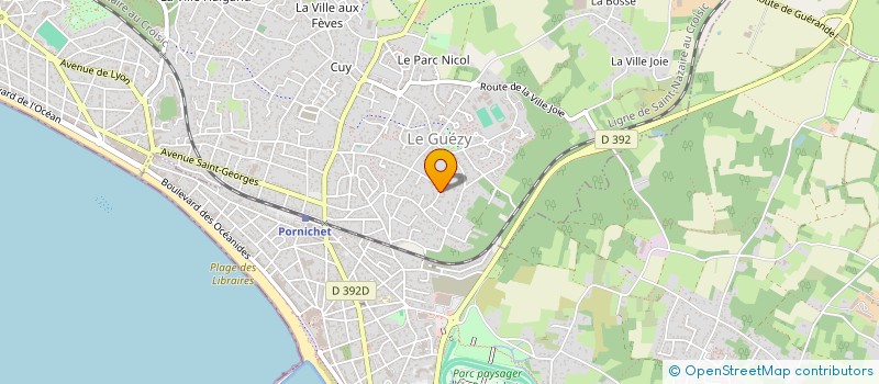 localisation de l'entreprise NAUTIL'O  LA BAULE-ESCOUBLAC