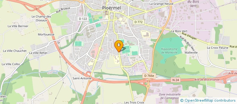 localisation de l'entreprise NAUTILE  PLOERMEL