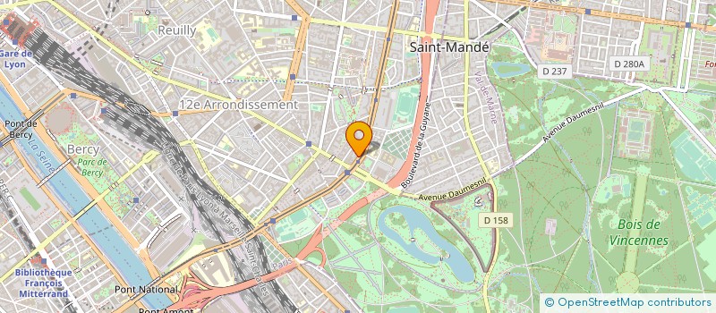localisation de l'entreprise NAUTILUS à PARIS